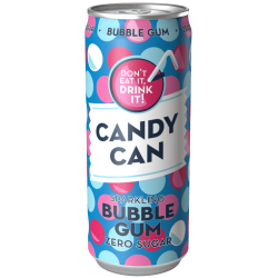 Candy Can - Sparkling Bubble Gum - 12 x 330ml